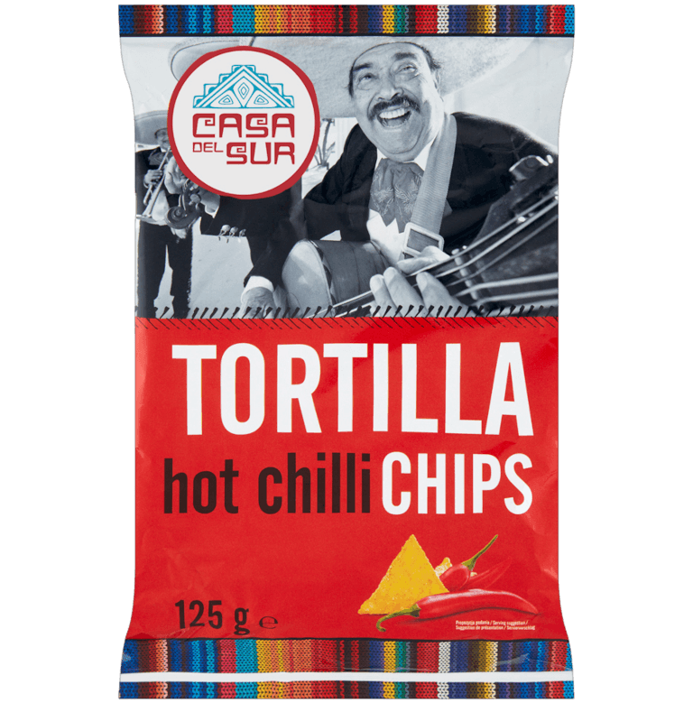 Chipsy nachos kukurydziane chili 125 g