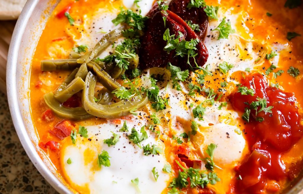 Shakshuka z kaktusem