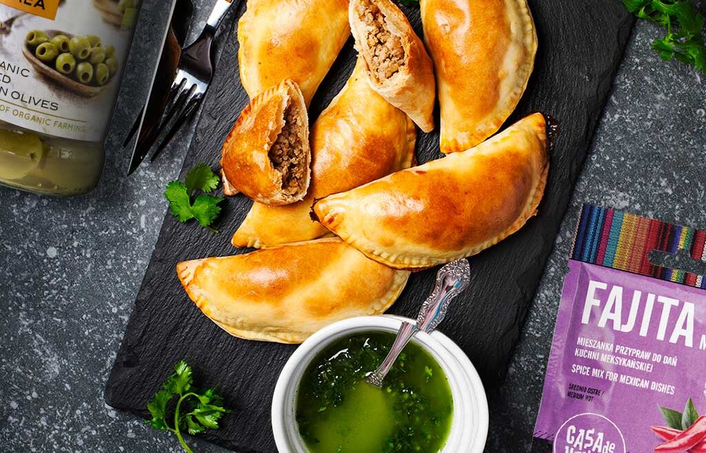 Empanadas z wołowiną i chimichurri Casa de Mexico