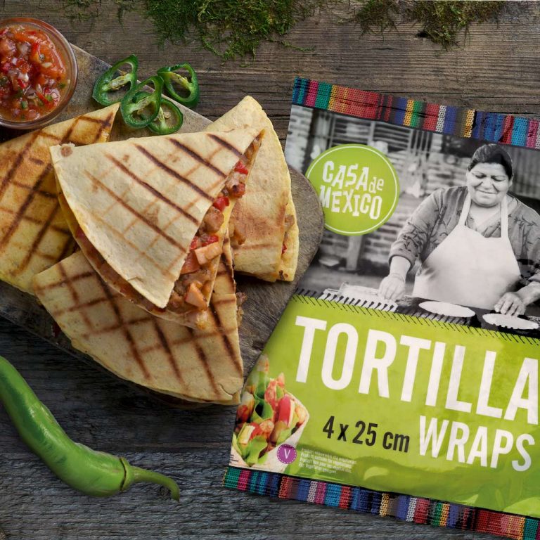 Quesadille czosnkowe z&nbsp;serem i&nbsp;chorizo