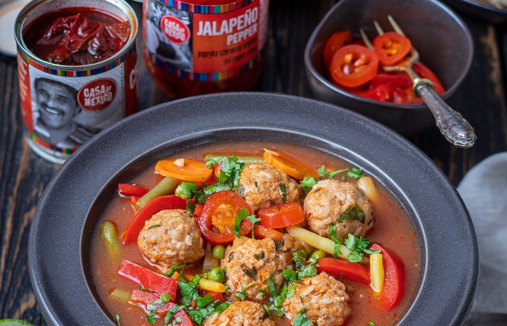 Przepis Sopa de albondigas - Meksykańska zupa z klopsami Praktykulinarni Casa de Mexico