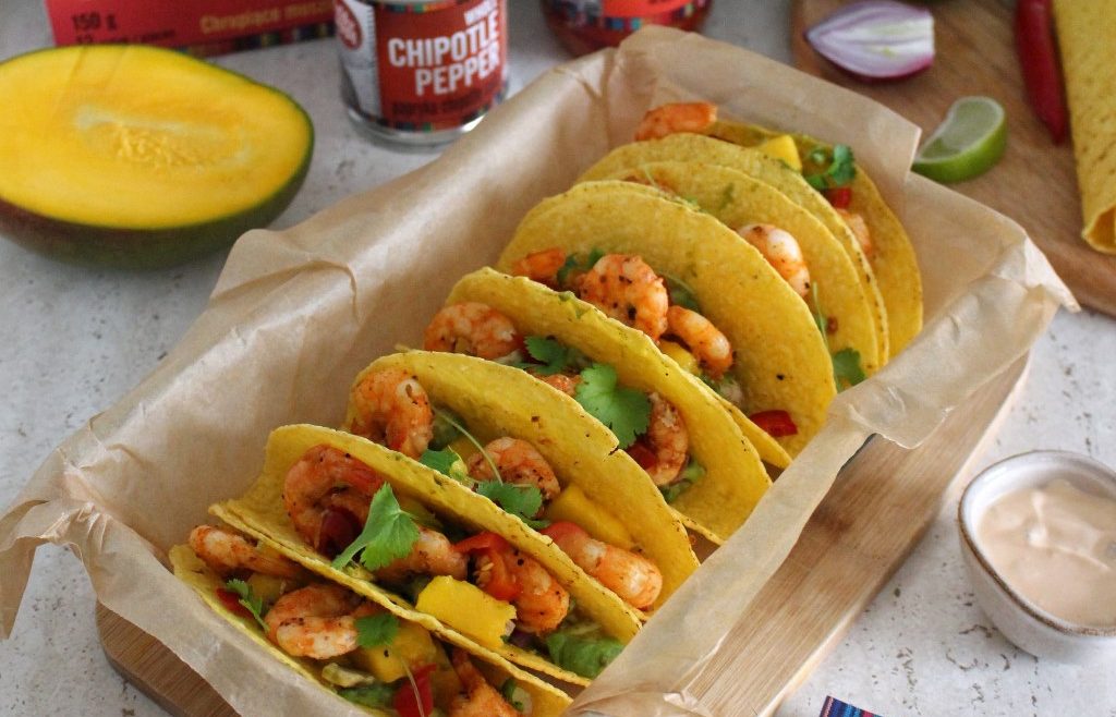 Tacos z krewetkami Odżywiaj się zdrowo Casa de Mexico