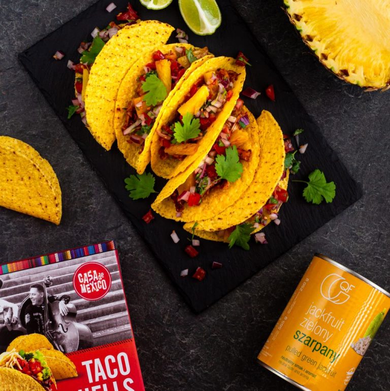 Tacos al&nbsp;pastor z&nbsp;jackfruitem
