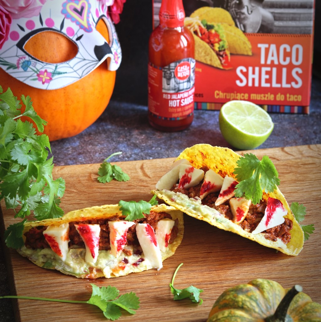 Straszne tacos z pikantną wołowiną i sosem guacamole Casa de Mexico