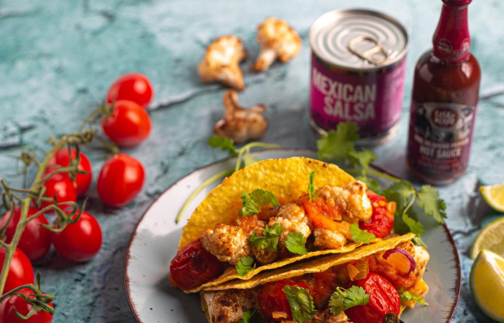 Taco z pieczonym kalafiorem i pomidorami Casa de Mexico przepis