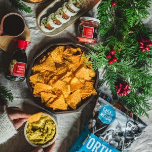 Japońsko-meksykańska deska przekąsek na sylwestra House of Asia Casa de Mexico