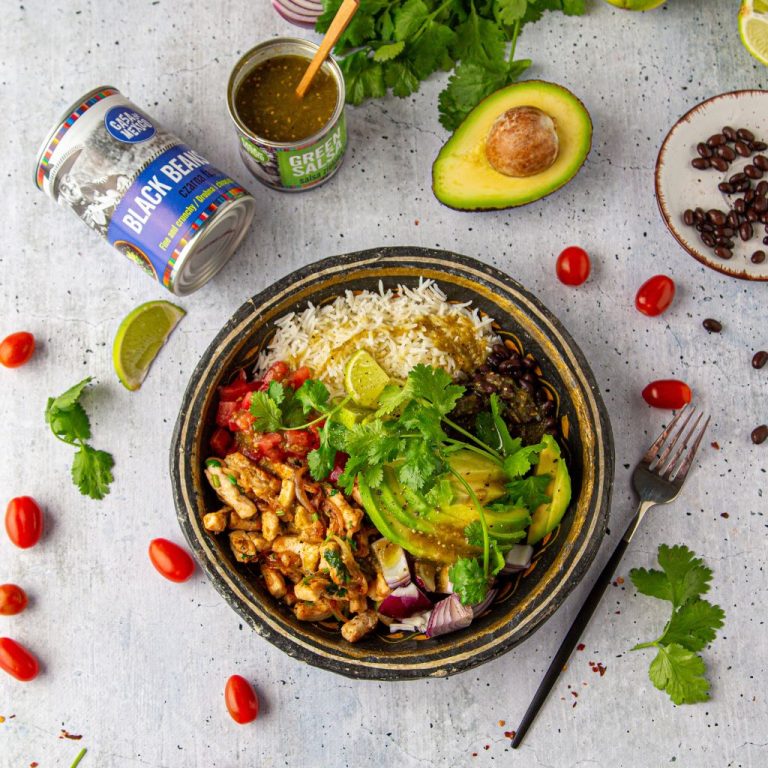 Burrito bowl z kurczakiem i warzywami