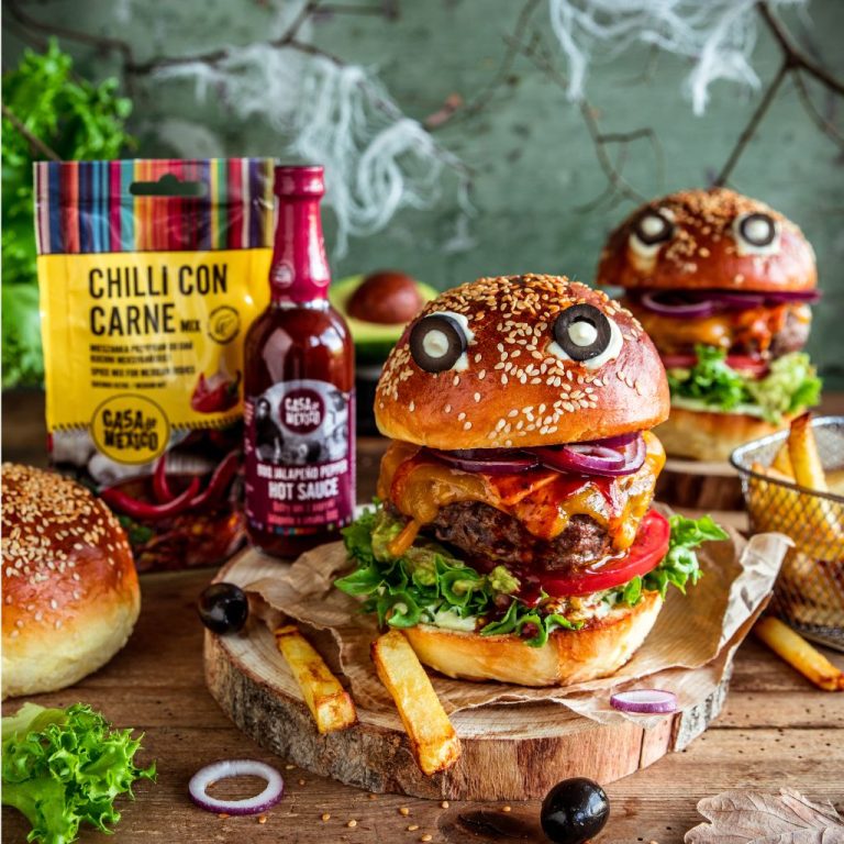 Meksykańskie burgery z&nbsp;ostrym sosem BBQ