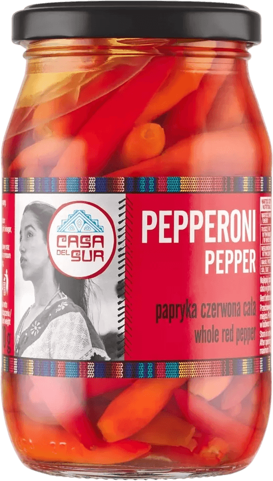 Papryka pepperoni czerwona cała 325 g