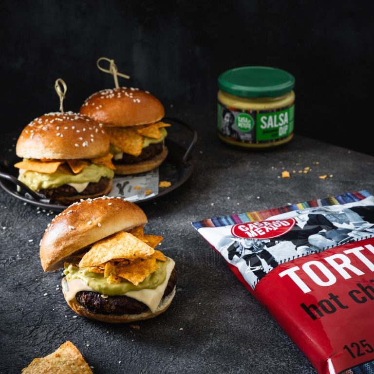 Mini burgery z nachosami