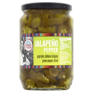 Papryka Jalapeno zielona krojona 670g Casa del Sur