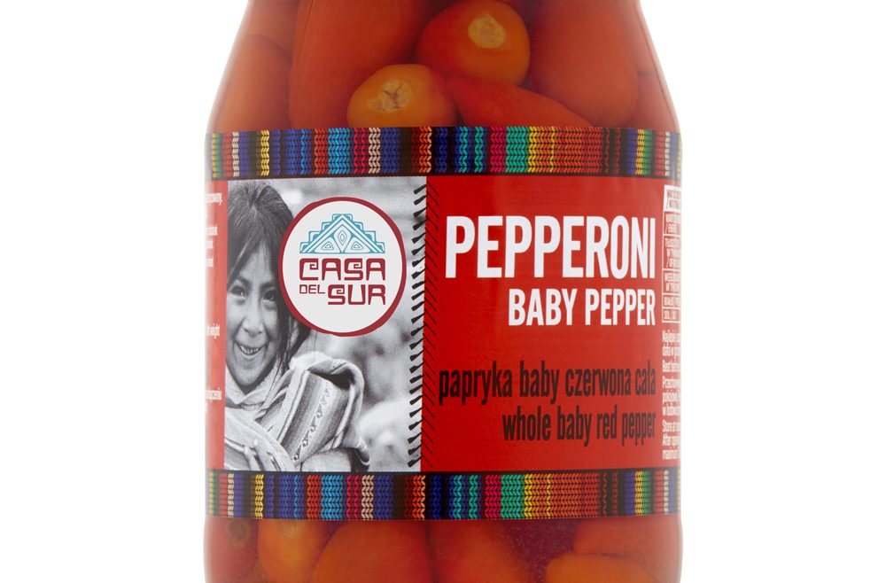 Papryka pepperoni czerwona baby 325g Casa del Sur