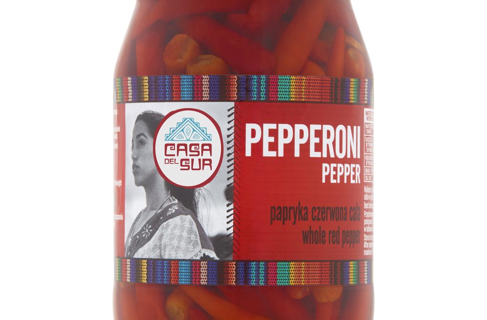 Papryka pepperoni czerwona cała 325g Casa del Sur