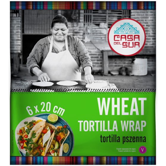 Tortilla wrap 20 cm 6 szt. 240g Casa del Sur