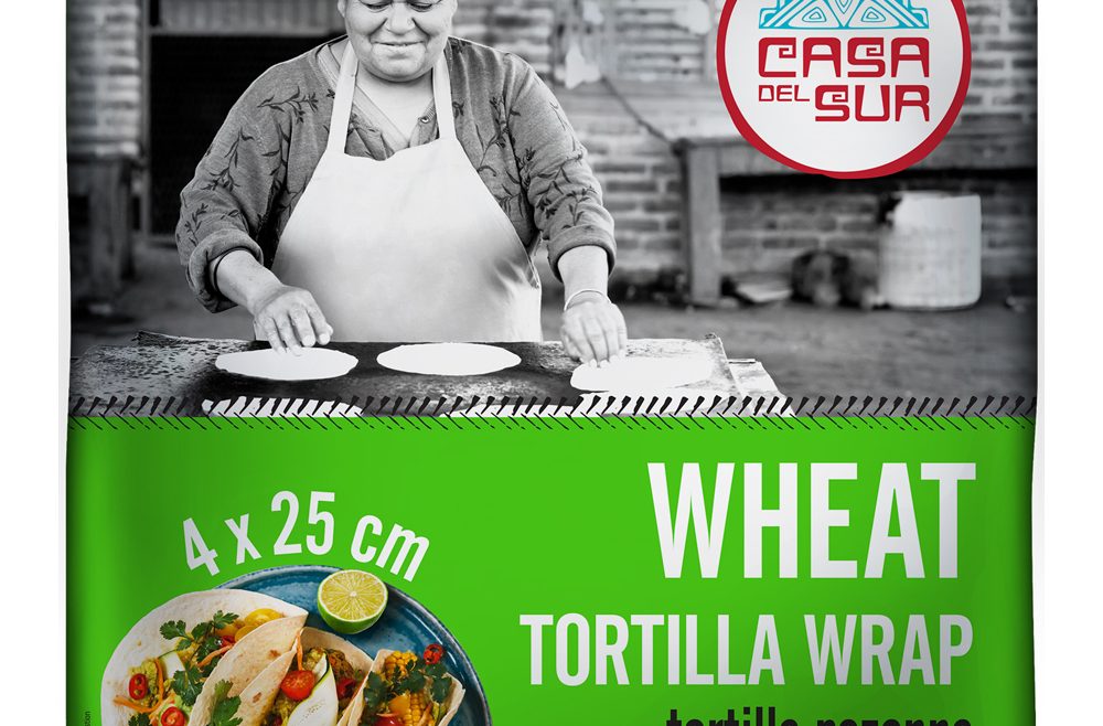 Tortilla wrap 25 cm – 4 szt. 240g Casa del Sur