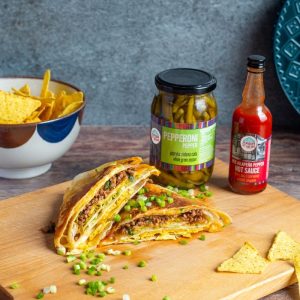 Quesadilla z nachosami i mięsem mielonym Casa del Sur