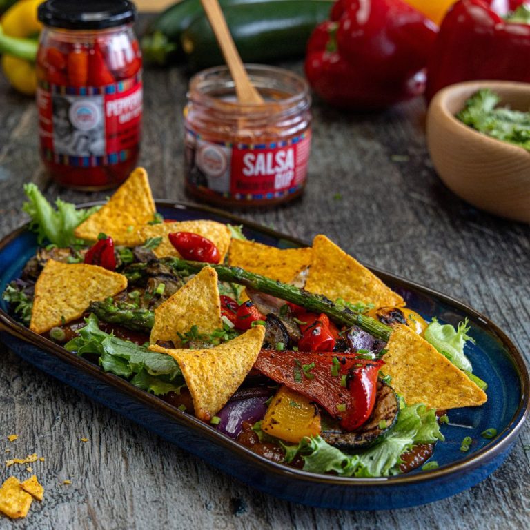Grillowane warzywa z nachosami