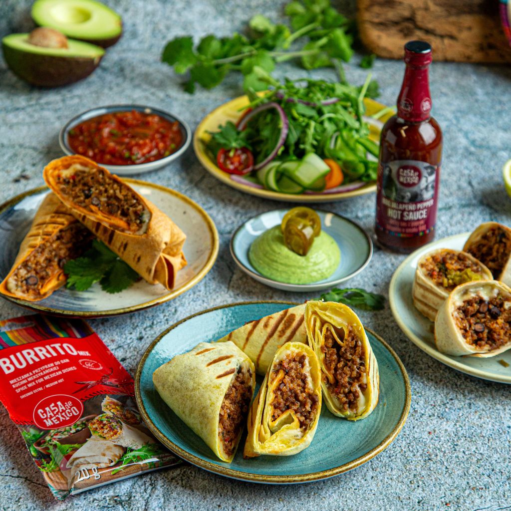 Burrito z wołowiną Casa del Sur