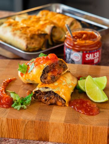 Chimichanga z&nbsp;mięsem mielonym