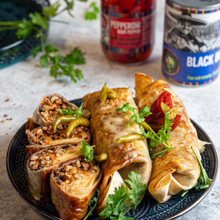 Chimichanga z mięsem mielonym