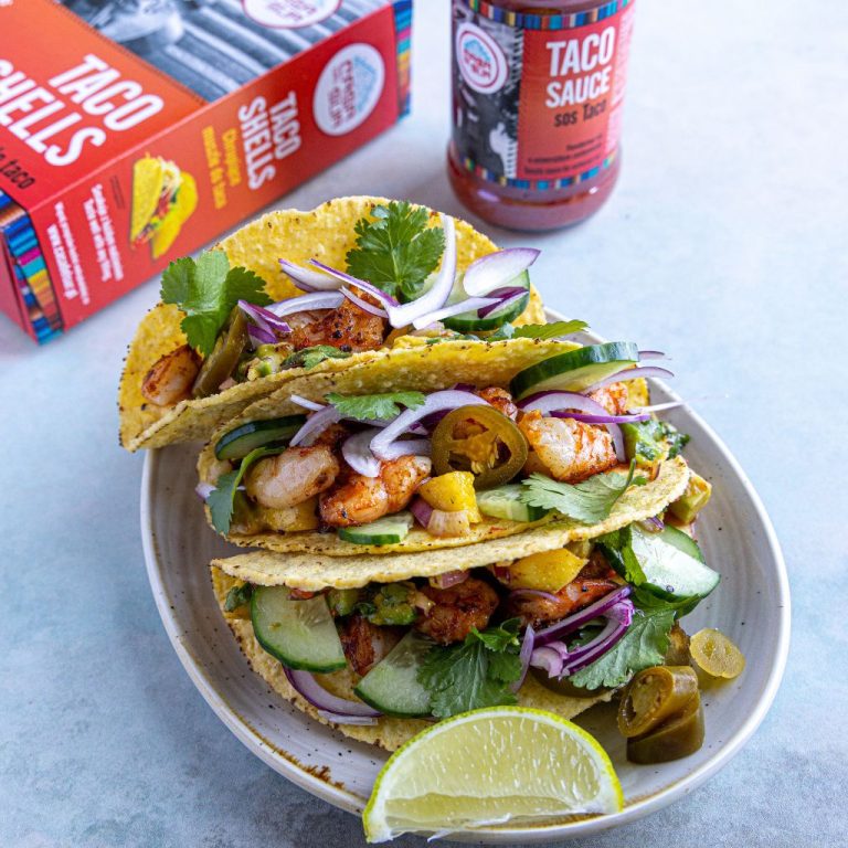 Tacos z krewetką, mango i awokado