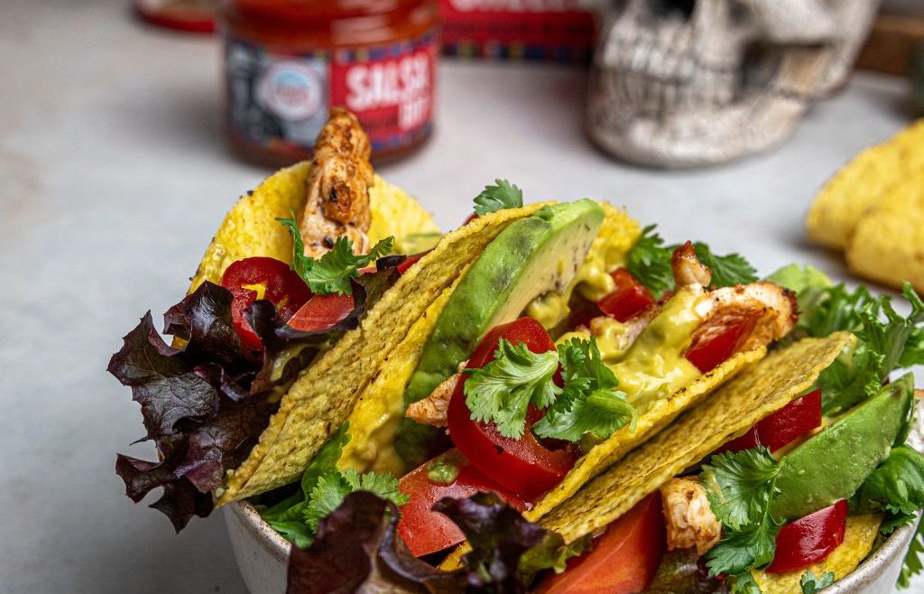 Tacosy z kurczakiem, avocado i jalapeno Casa del Sur