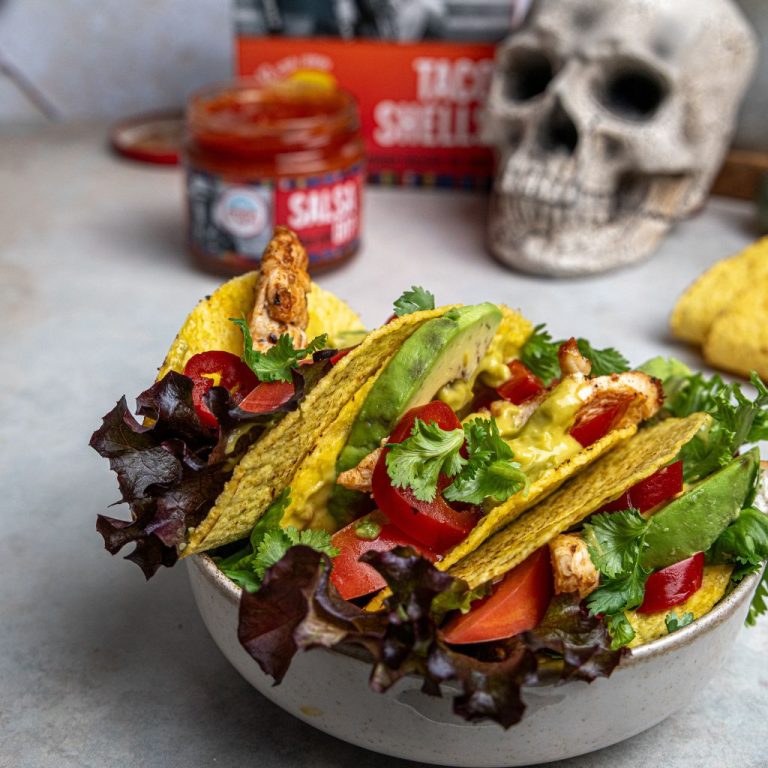 Tacosy z kurczakiem, avocado i jalapeno