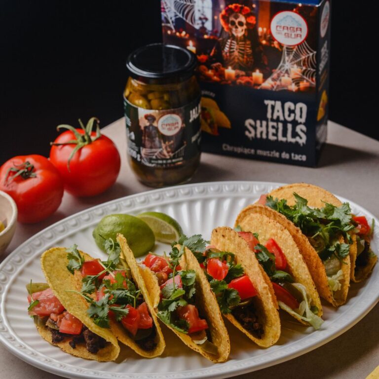 Klasyczne taco shells z&nbsp;jalapeño i&nbsp;wołowiną