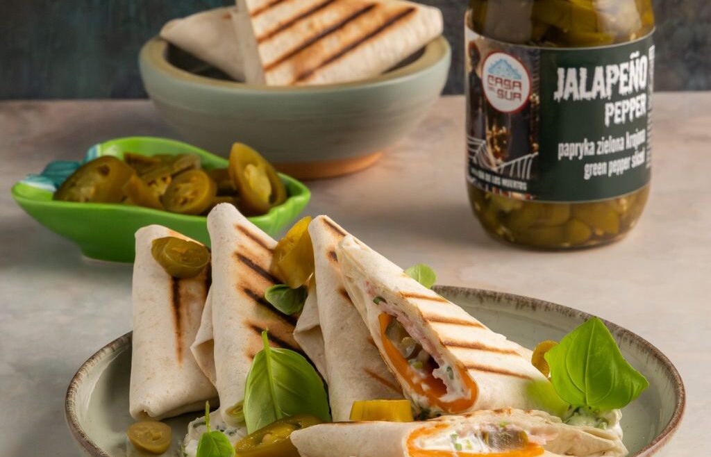 Trójkąciki z tortilli z szynką Casa del Sur