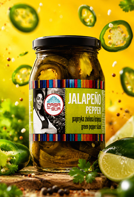 Papryka Jalapeno zielona krojona 670 g