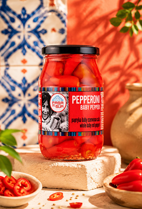 Papryka pepperoni czerwona baby 325 g