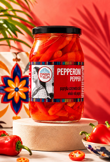 Papryka pepperoni czerwona cała 325 g