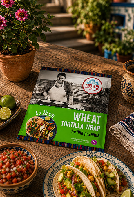 Tortilla wrap 25 cm&nbsp;– 4 szt. 240 g